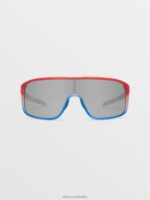 gafas de sol machistas estrellas y rayas/espejo plateado Z44ZX472 exterior unisexo
