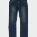 jeans con corte moderno azul madurado Z44ZX358 ropa hombres