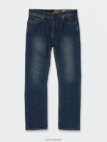 jeans con corte moderno azul madurado Z44ZX358 ropa hombres