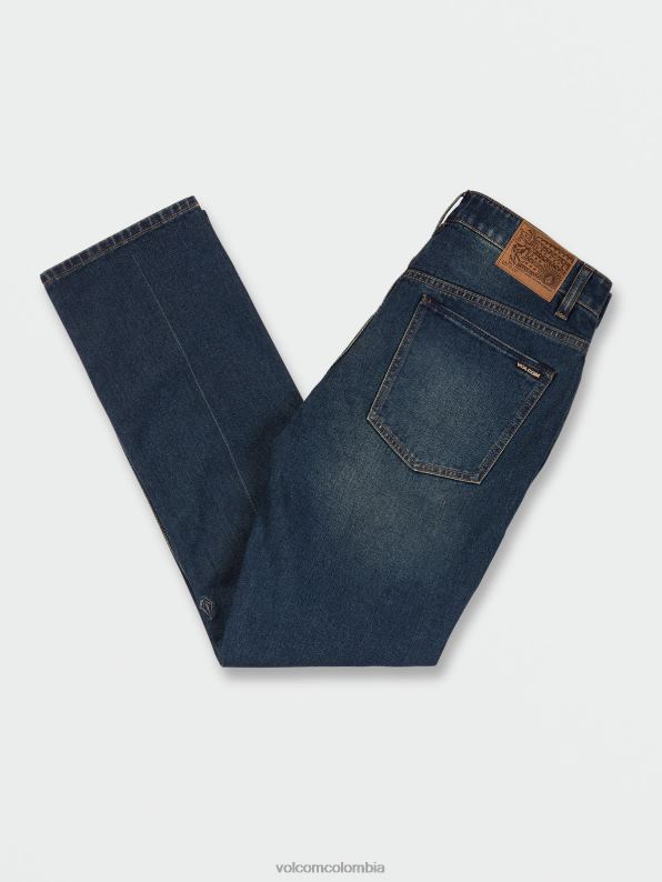 jeans con corte moderno azul madurado Z44ZX358 ropa hombres - Image 3