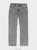 jeans con corte moderno verdadero negro vintage Z44ZX357 ropa hombres