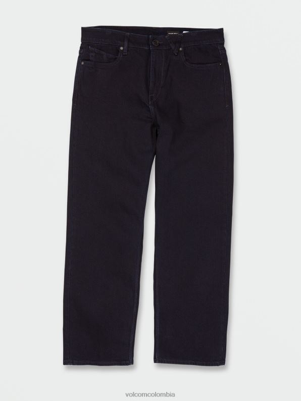 jeans holgados con estampado de clavos crepúsculo negro Z44ZX353 ropa hombres - Image 1