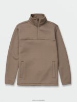 jersey de forro polar con cremallera de workwear abigarrado Z44ZX170 ropa hombres - Image 5