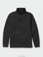 jersey de forro polar con cremallera de workwear negro Z44ZX171 ropa hombres - Image 3
