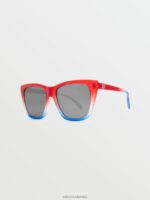 lentes de sol looky lou estrellas y rayas/espejo plateado Z44ZX451 exterior unisexo - Image 2