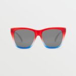 lentes de sol looky lou estrellas y rayas/espejo plateado Z44ZX451 exterior unisexo