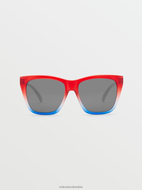 lentes de sol looky lou estrellas y rayas/espejo plateado Z44ZX451 exterior unisexo - Image 1