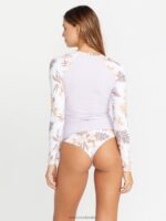 lycra de manga larga de verano sin fin 50 upf blanco Z44ZX1103 ropa mujer - Image 3