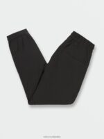 malditos joggers cruzados con cintura elástica negro Z44ZX329 ropa hombres - Image 5