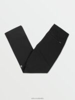 malditos pantalones ajustados elásticos negro Z44ZX290 ropa hombres - Image 3