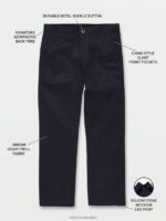 malditos pantalones chinos de skate Armada Z44ZX311 ropa hombres - Image 3