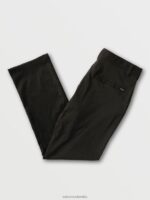 malditos pantalones chinos de tecnología negro Z44ZX336 ropa hombres - Image 3