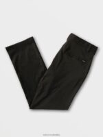 malditos pantalones chinos de tecnología negro Z44ZX336 ropa hombres - Image 7