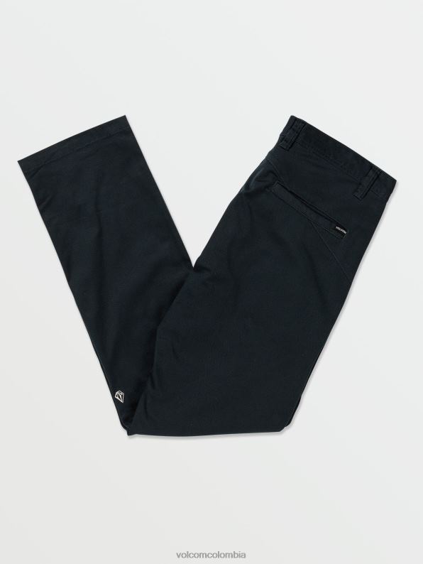 malditos pantalones chinos elásticos modernos azul marino oscuro Z44ZX310 ropa hombres - Image 3