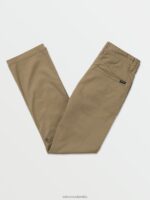 malditos pantalones chinos elásticos modernos caqui Z44ZX1264 ropa Niños - Image 3
