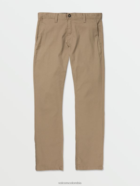malditos_pantalones_chinos_elasticos_modernos_caqui_z44zx307_ropa_hombres.jpg malditos pantalones chinos elásticos modernos caqui Z44ZX307 ropa hombres - Image 1