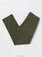malditos pantalones chinos elásticos modernos escuadrón verde Z44ZX313 ropa hombres - Image 2