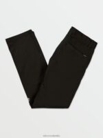 malditos pantalones chinos elásticos modernos negro Z44ZX295 ropa hombres - Image 2