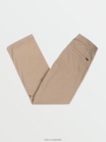malditos pantalones elásticos regulares caqui Z44ZX301 ropa hombres - Image 2