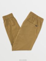 malditos pantalones jogger ajustados caqui oscuro Z44ZX333 ropa hombres - Image 3