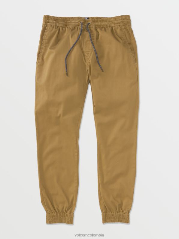 malditos_pantalones_jogger_ajustados_caqui_oscuro_z44zx333_ropa_hombres.jpg malditos pantalones jogger ajustados caqui oscuro Z44ZX333 ropa hombres - Image 1