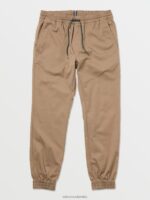 malditos pantalones jogger ajustados caqui Z44ZX327 ropa hombres