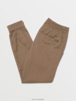 malditos pantalones jogger ajustados champiñón Z44ZX322 ropa hombres - Image 3