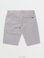 malditos shorts chinos elásticos modernos gris Z44ZX218 ropa hombres - Image 3