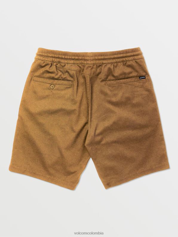 malditos shorts con cintura elástica caqui oscuro Z44ZX223 ropa hombres - Image 2