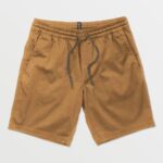 malditos shorts con cintura elástica caqui oscuro Z44ZX223 ropa hombres