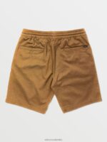 malditos shorts con cintura elástica caqui oscuro Z44ZX223 ropa hombres - Image 8