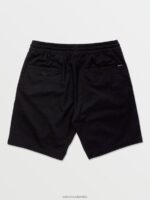 malditos shorts con cintura elástica negro Z44ZX213 ropa hombres - Image 5