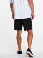malditos shorts con cintura elástica negro Z44ZX213 ropa hombres - Image 6