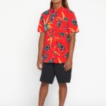 malditos shorts cruzados negro Z44ZX225 ropa hombres