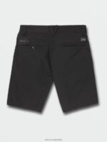 malditos shorts cruzados negro Z44ZX225 ropa hombres - Image 3