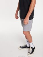 malditos shorts elásticos modernos gris Z44ZX766 exterior unisexo - Image 2