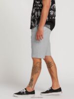 malditos shorts elásticos modernos gris Z44ZX766 exterior unisexo - Image 3