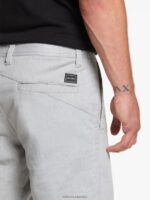 malditos shorts elásticos modernos gris Z44ZX766 exterior unisexo - Image 5