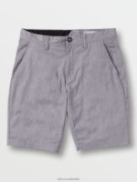 malditos shorts elásticos modernos gris Z44ZX766 exterior unisexo - Image 7
