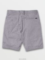 malditos shorts elásticos modernos gris Z44ZX766 exterior unisexo - Image 8