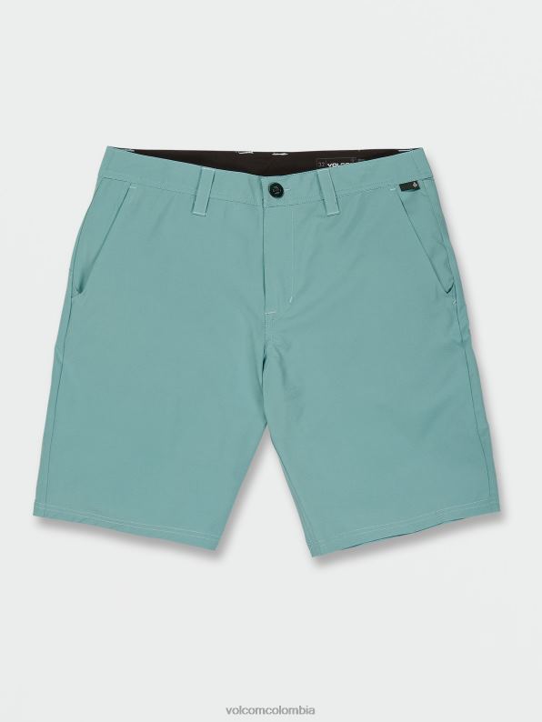 malditos shorts estáticos cruzados cali azul brezo Z44ZX233 ropa hombres - Image 1