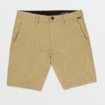 malditos shorts estáticos cruzados caqui oscuro Z44ZX224 ropa hombres