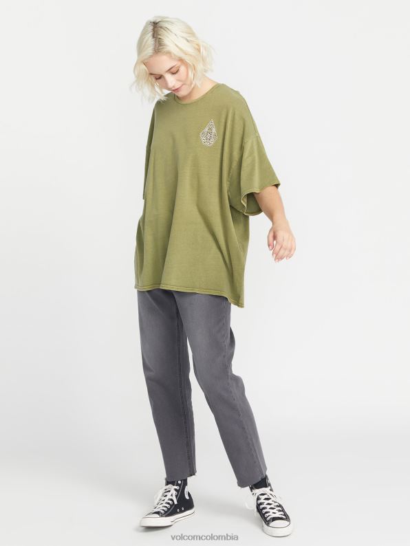 mis chicos camiseta de manga corta musgo Z44ZX789 ropa mujer - Image 5