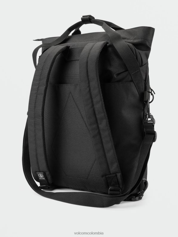 mochila polivinílica de viaje de un día negro Z44ZX980 accesorios mujer - Image 2