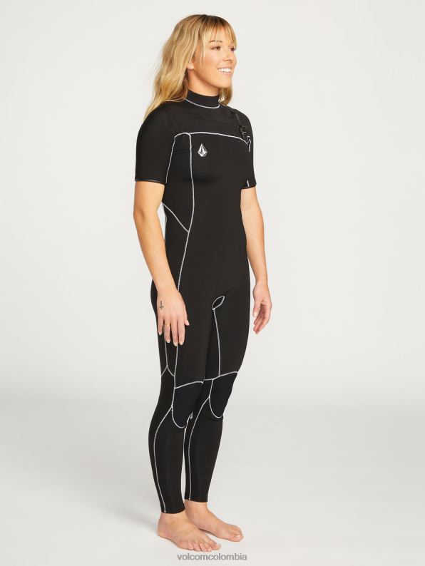 Modulador traje de neopreno de manga corta de 2 mm negro Z44ZX1110 ropa mujer - Image 12