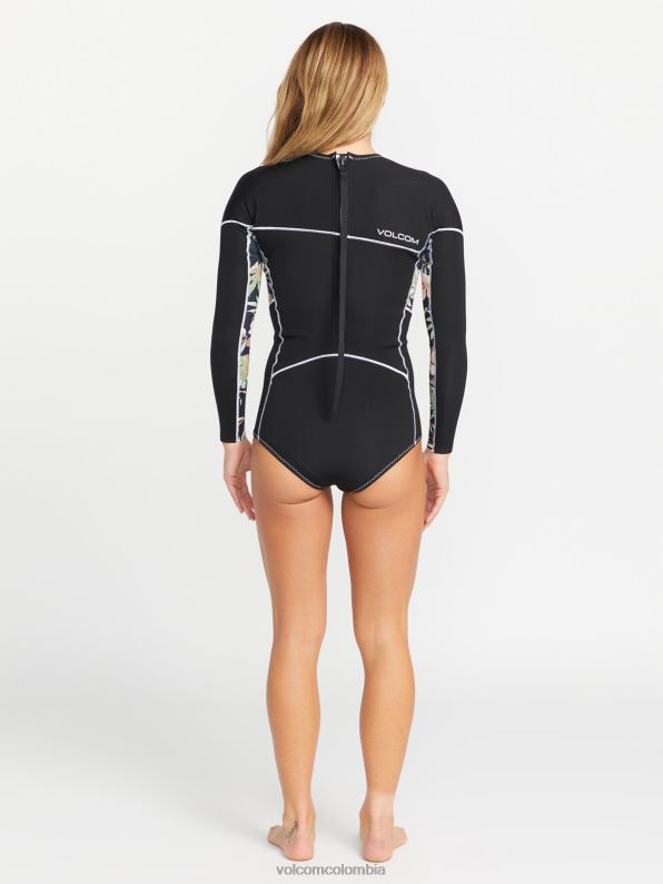 Modulator Traje de neopreno de manga larga de 1 mm con cremallera en la espalda negro Z44ZX1109 ropa mujer - Image 7