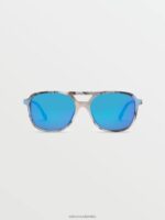 nuevas gafas de sol futuras calaveras/espejo azul Z44ZX513 exterior unisexo