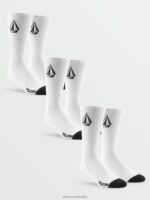 pack de 3 calcetines full stone blanco Z44ZX438 accesorios hombres - Image 2