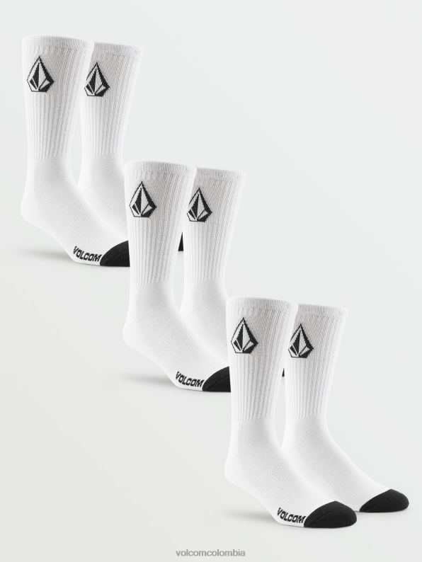 pack de 3 calcetines full stone blanco Z44ZX438 accesorios hombres - Image 2