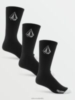 pack de 3 calcetines full stone negro Z44ZX434 accesorios hombres - Image 4